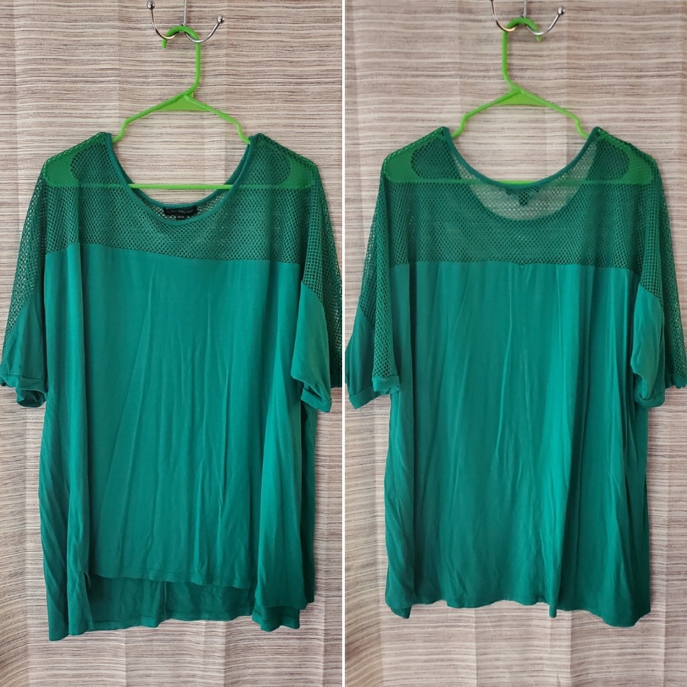 FINAL PRICE⬇️ (Reposh) blouse w mesh detail